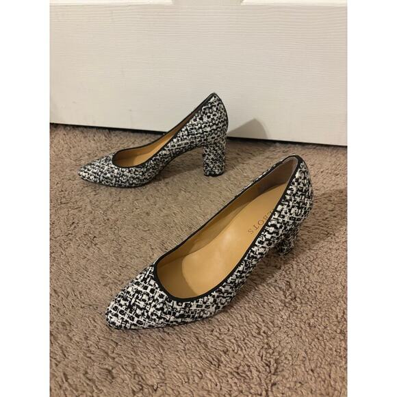 Talbots Kelsey Tweed pumps heel sz 7 - Picture 2 of 8